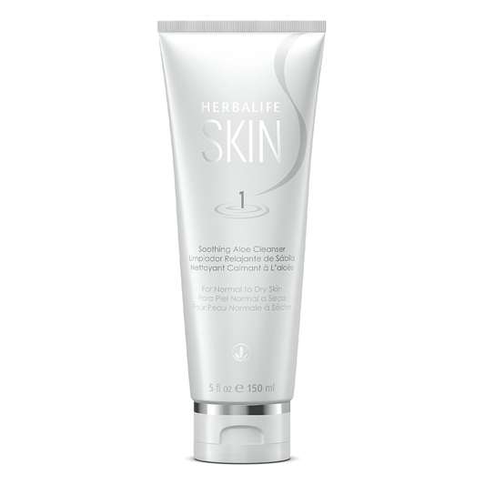 Herbalife SKIN aloe vera facial cleanser for normal to dry skin gentle daily face wash